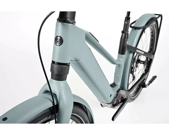 Vélo électrique urbain Femme IRIDE PURE X10 MID Bleu