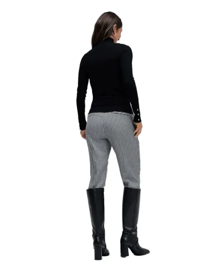 Pull Col Roulé Femme Salsa Noir