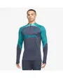 Maillot zip manches longues Homme FCB MNK DF STRK DRILL TOP K 3R Bleu