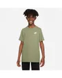 T-shirt manches courtes Enfant B NSW TEE EMB FUTURA Vert