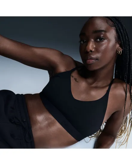 Brassière Femme W NK DF INDY LGT SPT BRA Noir