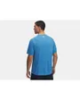 T-Shirt Homme UA TECH TEXTURED SS Bleu