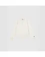 Sweat col zip Fille Beige