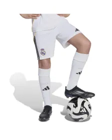 Short de football Enfant REAL H SHO Y Blanc