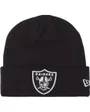 Bonnet Homme NFL Essential Cuff Beanie Lasrai Blk