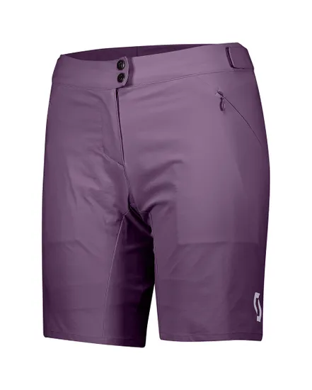 Short Femme ENDURANCE LS/FIT AVEC PAD Violet foncé