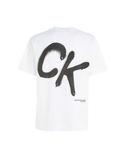 T-shirt Homme CK SPRAY TEE Blanc