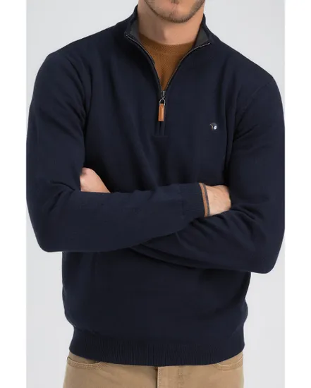 Pull zip Homme FLOXTOPO Bleu