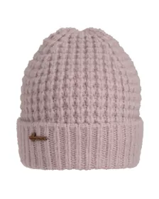 Bonnet Femme COTELE UNI A REVERS Rose