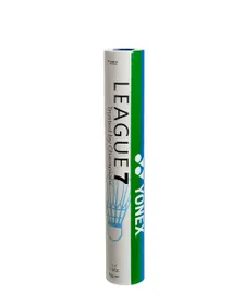 Tube de 12 volants Unisexe VOL LEAGUE 7 PLUME YONEX Blanc