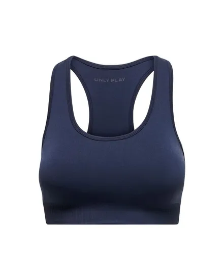 Brassière Femme ONPDAISY-2 SEAM SPORTS BRA NOOS Bleu