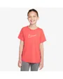 T-shirt Fille G NK DF ONE STD SS TOP HBR Rose