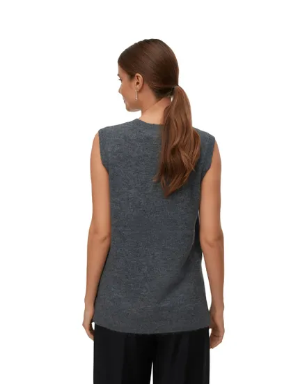 Gilet Tricoté Femme Vmlefile Sl O-Neck Pullover Noos