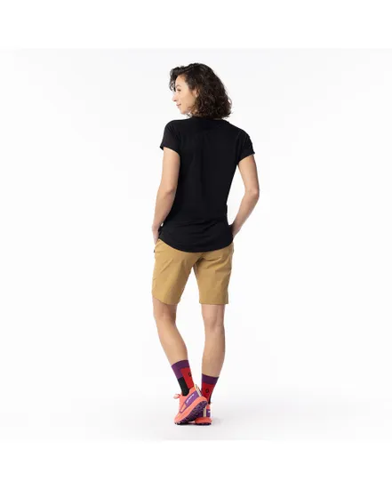 T-shirt manches courtes Femme DEFINED TECH Noir