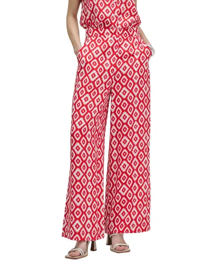 Pantalon Femme Print High Rise Pants