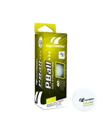 3 Balles de tennis de table Unisexe P.BALL ABS EVOLUTION Blanc