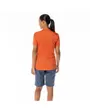 Maillot manches courtes Femme TRAIL FLOW ZIP Orange