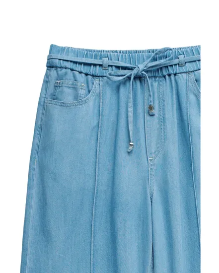 Pantalon Jogger Femme Salsa Wide Lightdenim