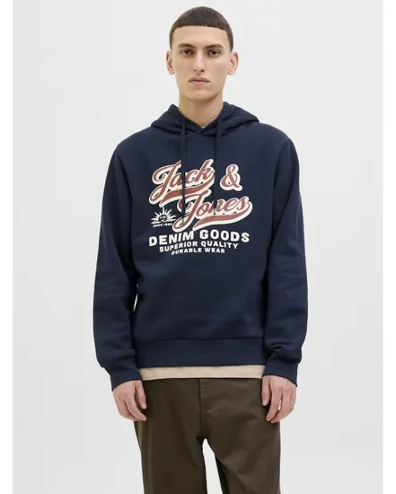 Sweat à capuche Homme JJELOGO SWEAT HOOD 2 COL 25/26 NOOS