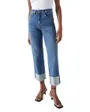Jean Femme FAITH WITH CUFF Bleu