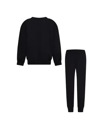 Ensemble de survetement Jeune enfant NKN ESSENTIAL FLEECE CREW SET Noir