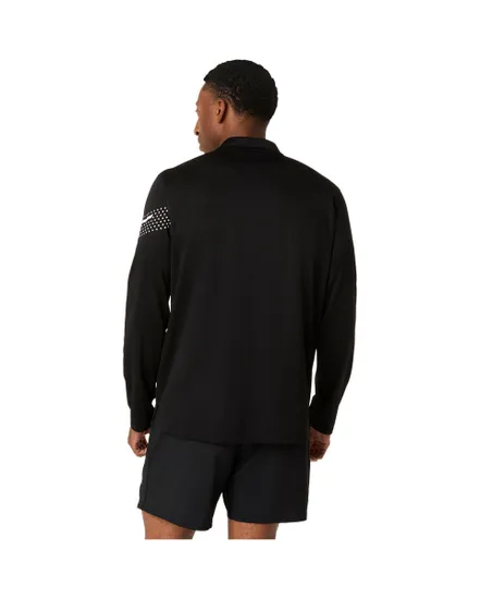 Haut d'entrainement Homme ICON LS 1/2 ZIP TOP Noir