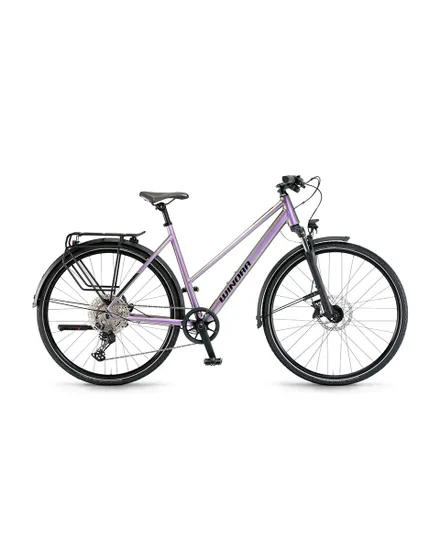 Vélo trekking Femme DOMINGO 12 PRO LADY Violet Chameleon