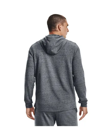 Sweat à capuche Homme UA RIVAL TERRY FZ HD Gris