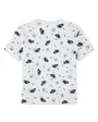 T-shirt Jeune enfant NKB AOP BOXYB SS TEE Blanc