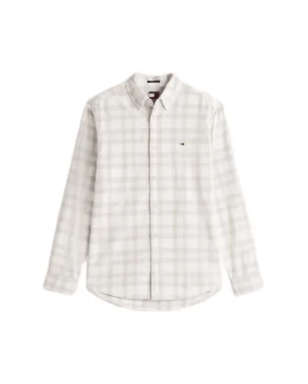 Chemise Homme REG CHECK CORD S Écru