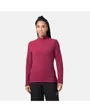 Haut zip manches longues Femme MID LAYER 1/2 ZIP ROY Rose
