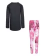 Tee-shirt ML et legging Enfant SCI-DYE DRI-FIT LEGGING SET Rose