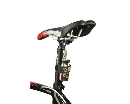 Kit gonfleur CO2 et support EZ CONTROL Noir/Argent
