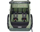 Remorque pour enfant 2 places COASTER XT Vert