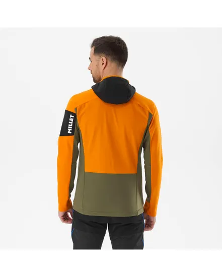 Sweat zip à capuche Homme PIERRA MENT HOODIE Orange