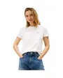 T-shirt col rond Femme TH SCRIPT REG C-NK S Écru