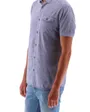 Chemise mode manches courtes Homme SELKIR - H - CHEMISE MC Bleu