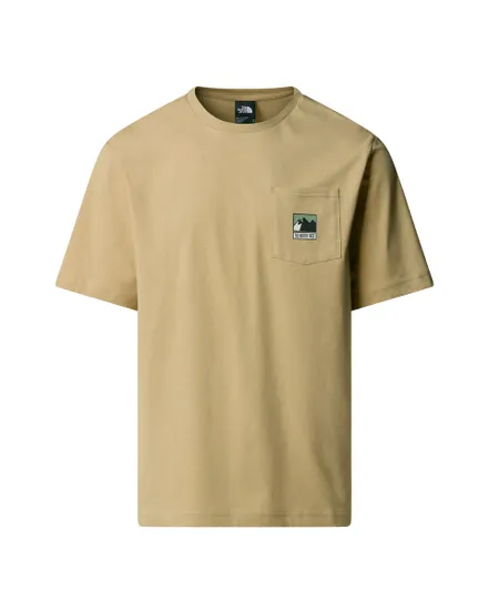 T-shirt Homme M MOUNTAIN LOGO RELAXD S/S PCKT TEE Beige