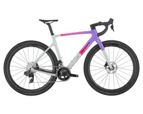 Vélo de gravel ADDICT GRAVEL 20 Gris Narval/Violet