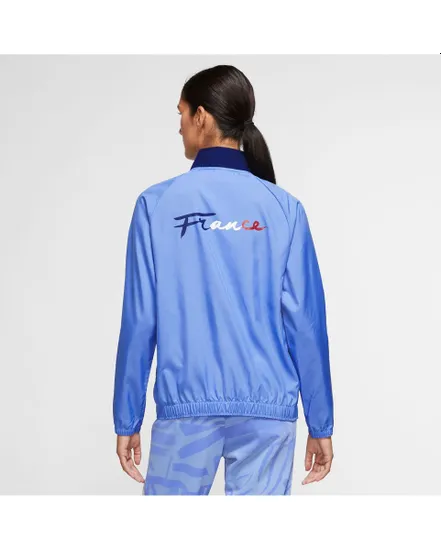 Veste de football Femme FFF W NK DF ANTHEM W Bleu