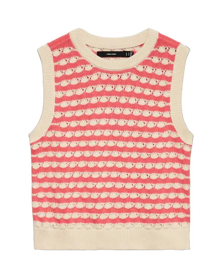 Gilet Femme VMCORAL REEF SL O-NECK Top SE