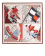 Foulard Homme Flag Floral Silk