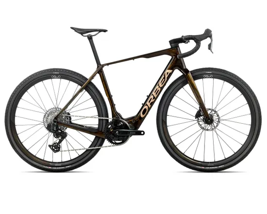Vélo de gravel électrique DENNA M31E Caramel/Or
