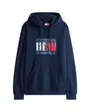 Sweat à Capuche Homme Tommy Jeans Reg Rwb Flag Hoodie Ext