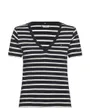 T-shirt col V Femme SLIM CODY V-NK SS Bleu Marine