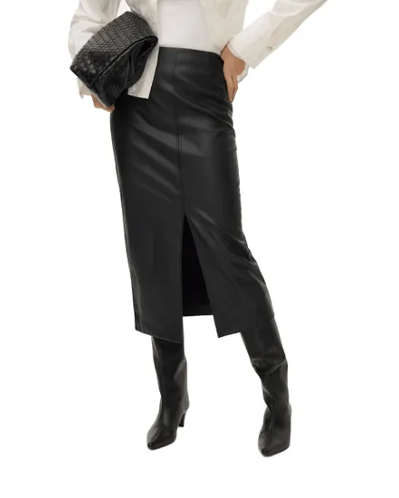 Jupe Femme VMOLIVELIPPA HW Coated 7 8