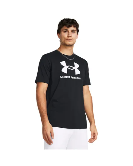 T-shirt Homme UA SPORTSTYLE LOGO UPDATE SS Noir