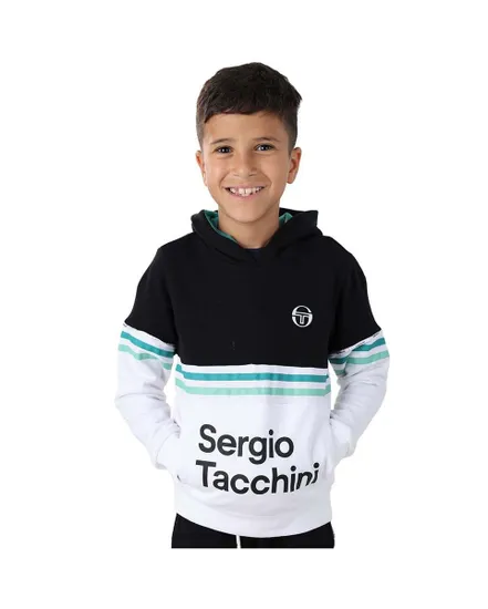 Sweat a capuche manches longues Enfant HARIT SWEATER JR Noir