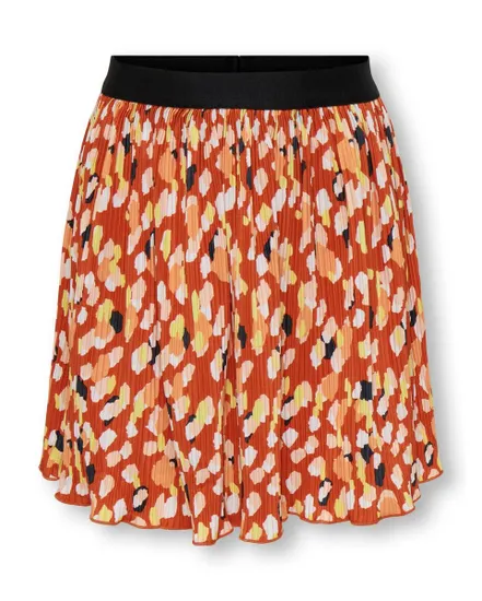 KOGLIZZY AOP PLISSE ELASTIC SKIRT CS