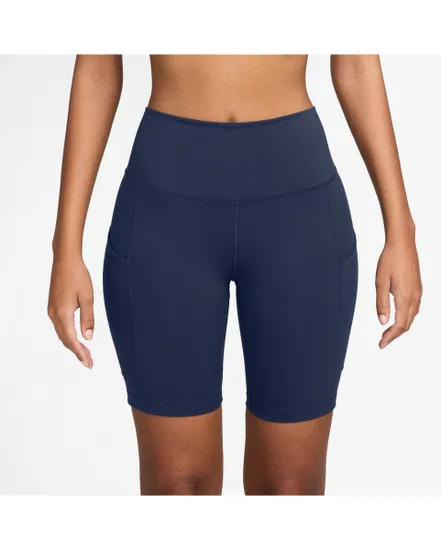 Cycliste Femme W NK DF ONE HR 8IN PKT SHORT Bleu